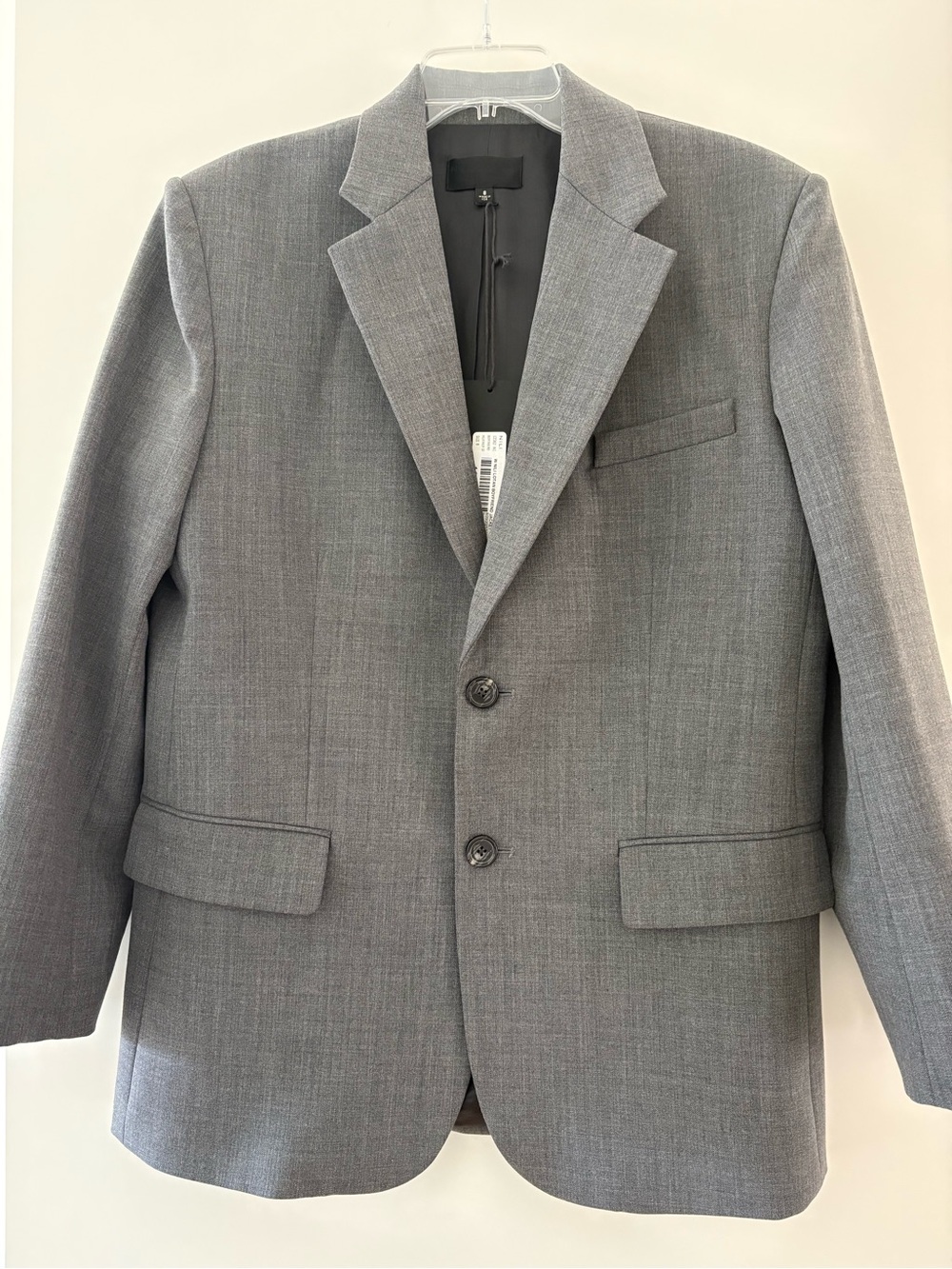 NWT HeatherGrey Nili Lotan Boyfriend Blazer